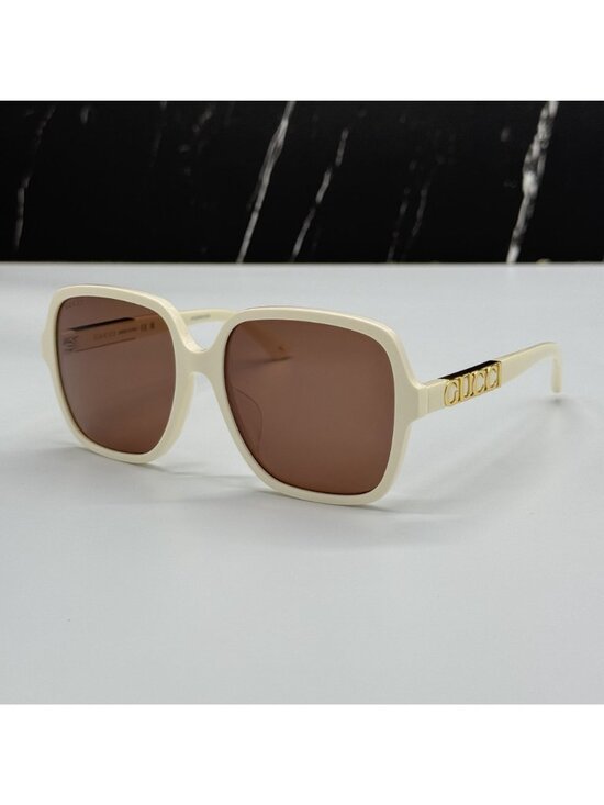 New Gucci GG1189SA 005 White Brown Women Sunglasses main image 10